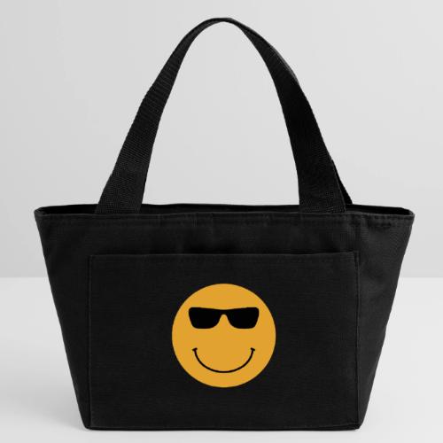 Orange Face with Sunglasses - Recycled Insulated Lunch Bag