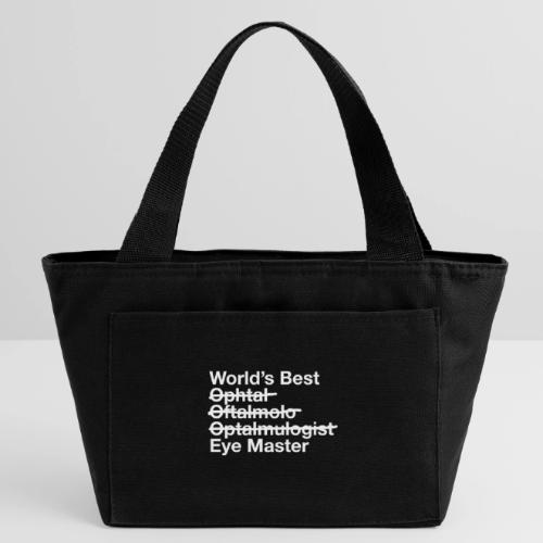 Worlds Best Eye Master Ophthalmologist - Recycled Insulated Lunch Bag