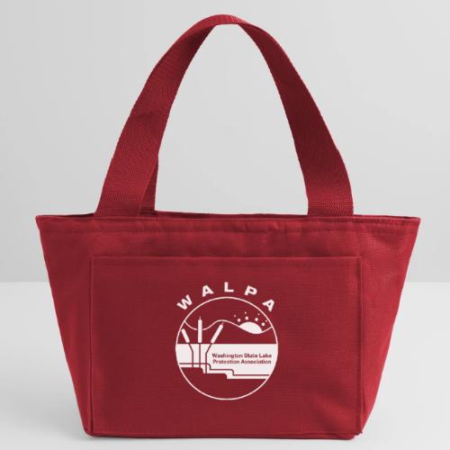 white logo - Recycled Insulated Lunch Bag