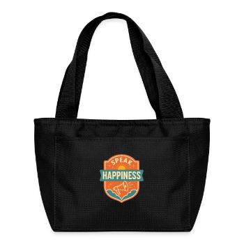 Speak Happiness - Recycled Insulated Lunch Bag -  - Front