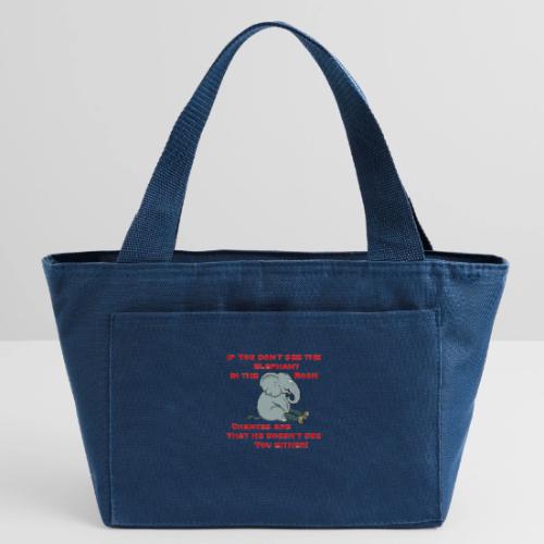 Elephant in the Room Meme - Recycled Insulated Lunch Bag