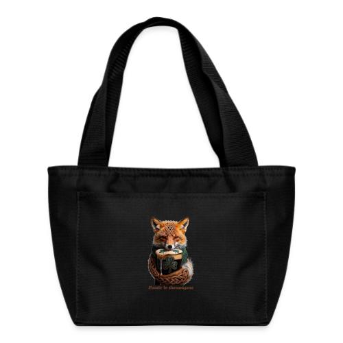 Sly Emerald Fox Toast T-Shirt - Recycled Insulated Lunch Bag