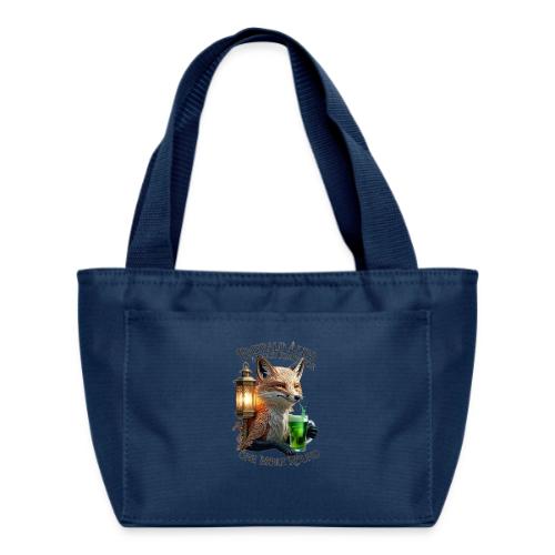 Emerald Alibi Fox Graphic Tee - Recycled Insulated Lunch Bag