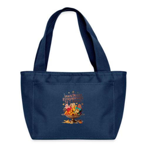 Snack Dealer Extraordinaire Tee, Mum Gift - Recycled Insulated Lunch Bag
