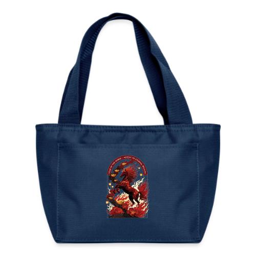 Year of the Horse Rise T Shirt,Lunar New Year Gift - Recycled Insulated Lunch Bag