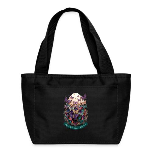 Easter Dawn's Flutter Butterfly T Shirt, Gift - Recycled Insulated Lunch Bag