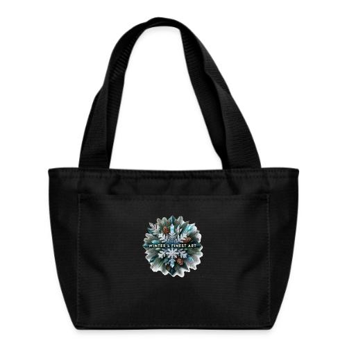 Intricate Frozen Evergreen T-Shirt - Recycled Insulated Lunch Bag
