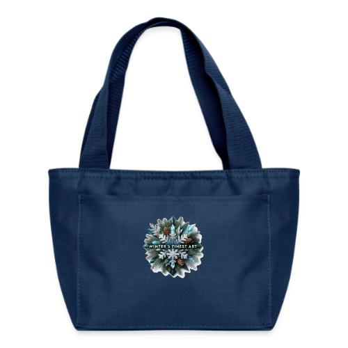 Intricate Frozen Evergreen T-Shirt - Recycled Insulated Lunch Bag