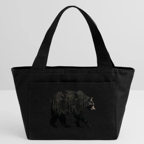 Evergreen Bear Silhouette - Recycled Insulated Lunch Bag