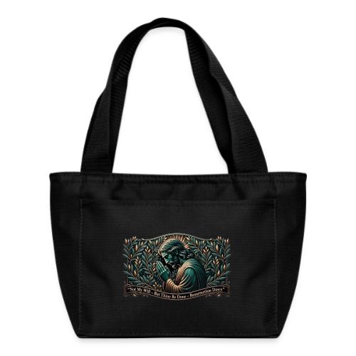 Easter Not My Will Gethsemane T Shirt, Bro Gift - Recycled Insulated Lunch Bag