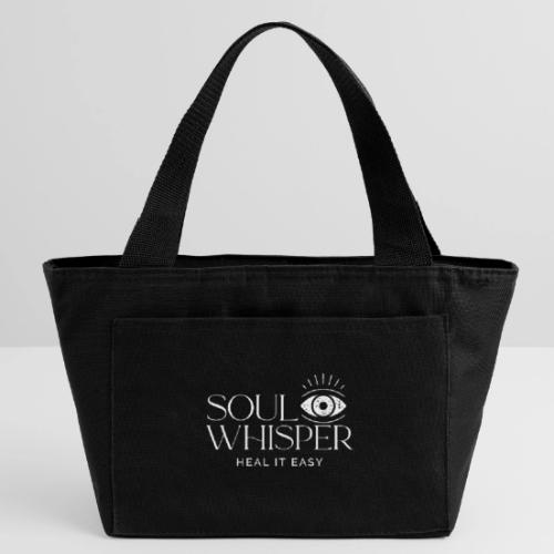 Soul Whisper - White Design - Recycled Insulated Lunch Bag