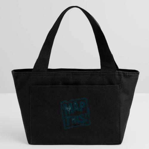 MapThis! Black Stamp Logo - Recycled Insulated Lunch Bag