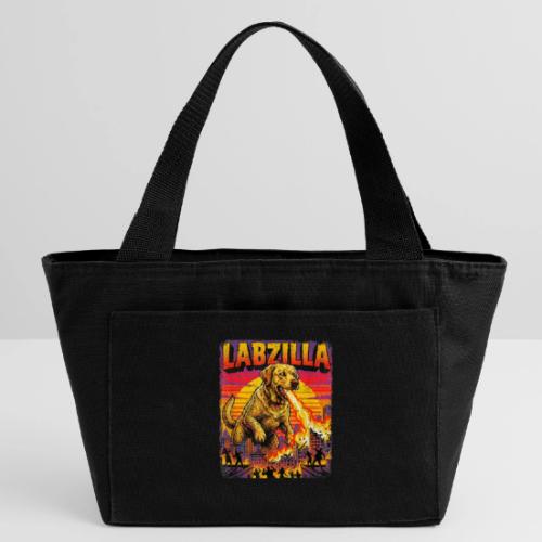Labzilla Giant Yellow Labrador Monster Tee - Recycled Insulated Lunch Bag