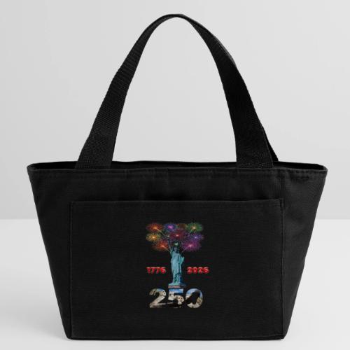 1776 - 2026 | 250 Years USA | Fireworks - Recycled Insulated Lunch Bag