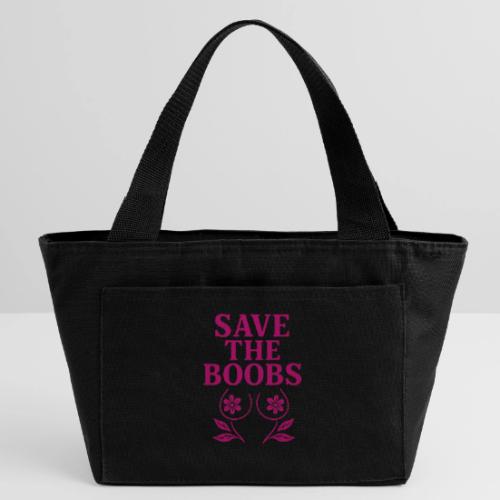 Save the boobs! - Recycled Insulated Lunch Bag