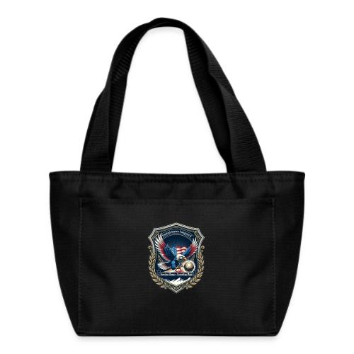 USA Eagle Vanguard T-Shirt,American Flag PrideGift - Recycled Insulated Lunch Bag
