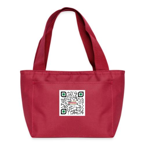 See Love, Be Loved QR Code - Recycled Insulated Lunch Bag