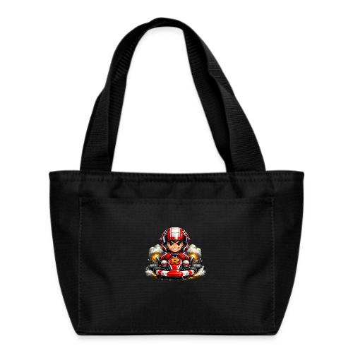 Carcadelogoracerfront - Recycled Insulated Lunch Bag