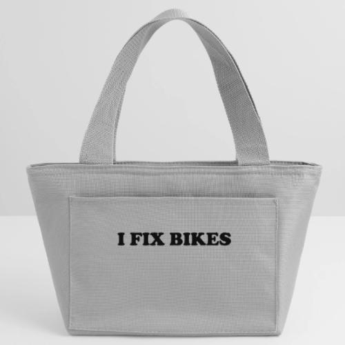 i fix bikes - Recycled Insulated Lunch Bag
