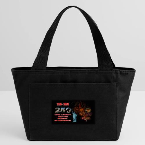 1776 - 2026 - 250 Years USA | Fireworks - Recycled Insulated Lunch Bag