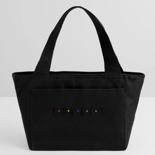 Lovely in Black - Recycled Insulated Lunch Bag