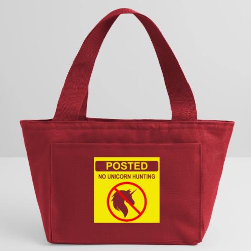 Posted Unicorn Hunting (open) - Recycled Insulated Lunch Bag