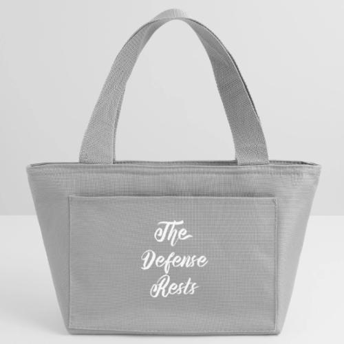 The Defense Rests - Recycled Insulated Lunch Bag