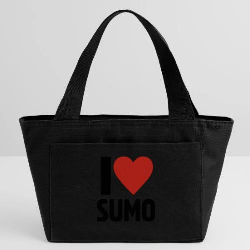 I Love Sumo – Bold Minimalist Sumo Wrestling Fan - Recycled Insulated Lunch Bag