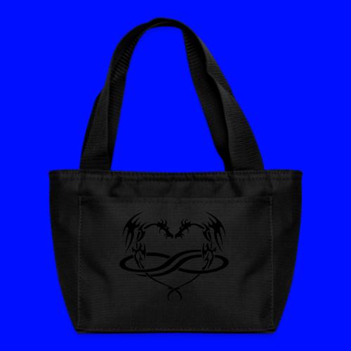 Polydragon (black) - Recycled Insulated Lunch Bag