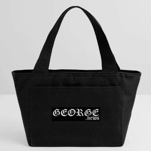 GEORGE NEWS BLACK 2025 - Recycled Insulated Lunch Bag