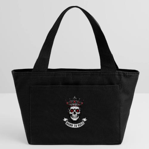 Born to Rule Skull King - Recycled Insulated Lunch Bag