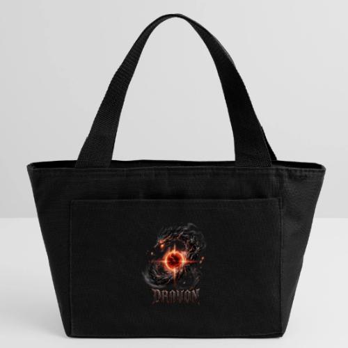 Dravon Fire Dragon Dark Fantasy Graphic T-Shirt - Recycled Insulated Lunch Bag