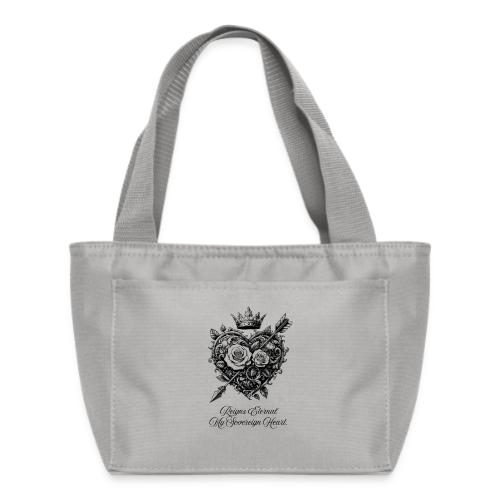 Royal Heart T-Shirt, Mug, & Leggings - Recycled Insulated Lunch Bag