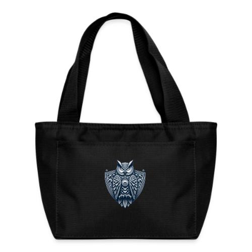 Night Watch Owl T Shirt, Sarcastic Dad Gift - Recycled Insulated Lunch Bag