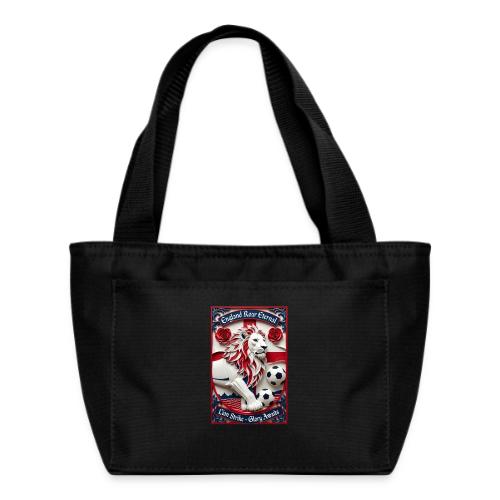 England Lion Soccer T Shirt, Football Pride Gift - Recycled Insulated Lunch Bag