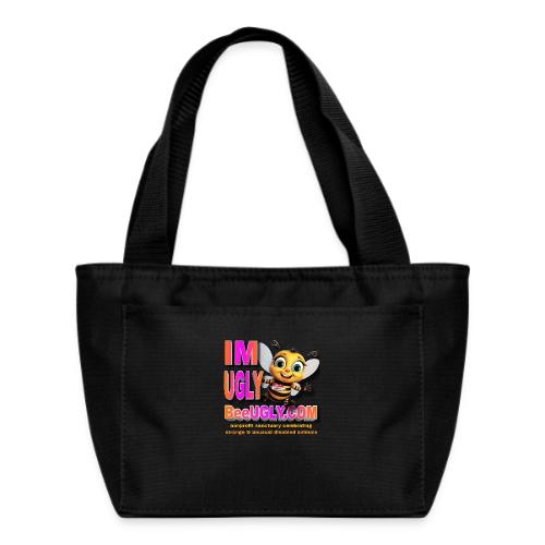 IM UGLY NonProfit all PROCEEDS help animals - Recycled Insulated Lunch Bag