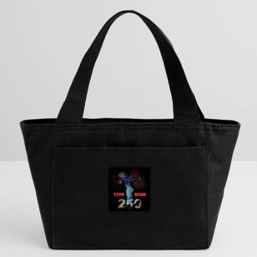 1776 - 2026 - 250 Years USA | Fireworks - Recycled Insulated Lunch Bag
