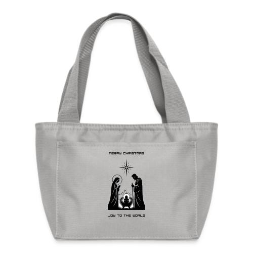 Joy to the World T-Shirt | Minimalist Nativity - Recycled Insulated Lunch Bag