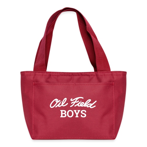 Oil Field Boys Red - Recycled Lunch Bag