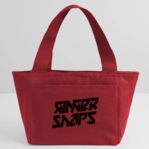 Ginger Snap5 logo (two lines black) - Recycled Insulated Lunch Bag