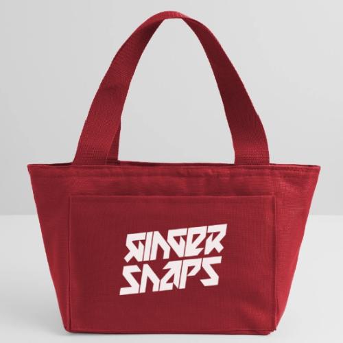 Ginger Snap5 logo (two lines white) - Recycled Insulated Lunch Bag