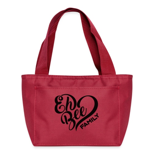EhBeeBlackLRG - Recycled Lunch Bag