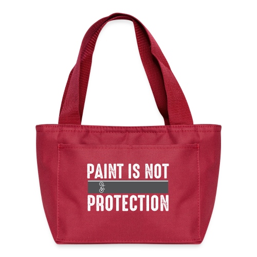 Paint is Not Protection - Recycled Lunch Bag