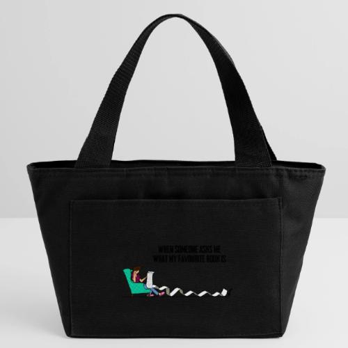 When Somone Asks Me - Recycled Insulated Lunch Bag