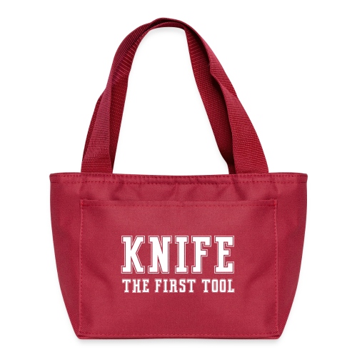 Knife The First Tool - Recycled Lunch Bag