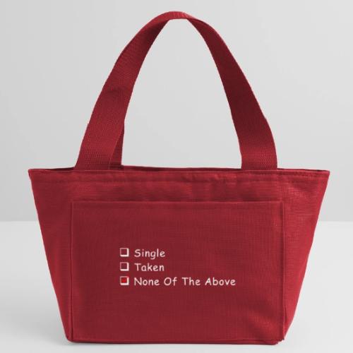 Single Taken None Of The Above - Recycled Insulated Lunch Bag