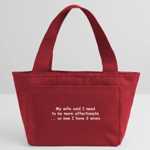Affectionate - 2 Wives - Recycled Insulated Lunch Bag