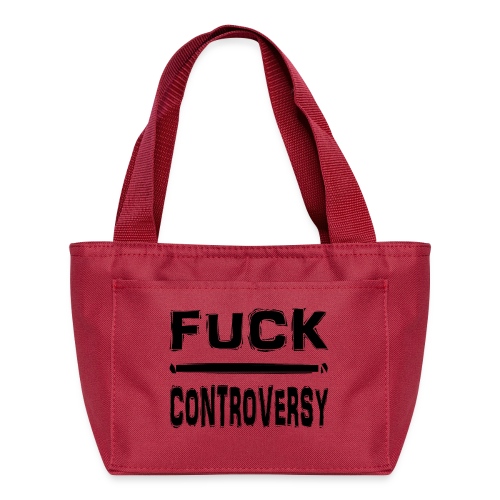 Fuck Controversy Word Art - Recycled Insulated Lunch Bag