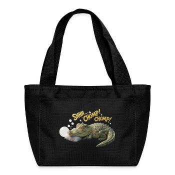 Predator's Dream Shhh) - Recycled Insulated Lunch Bag -  - Front