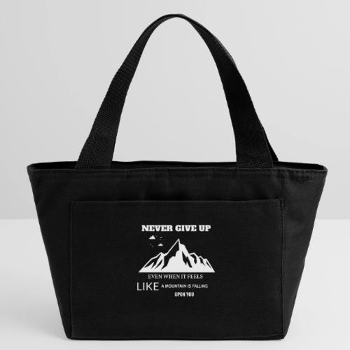 Never Give Up - Recycled Insulated Lunch Bag